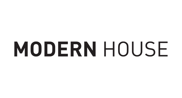 Logovegg modern house